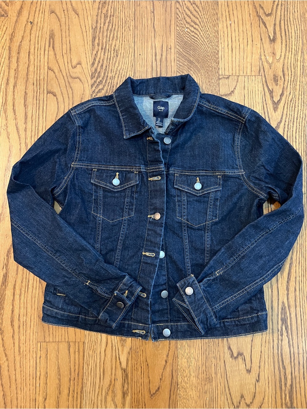 GAP Women's Indigo Denim Trucker Jacket